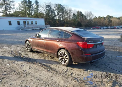 2011 BMW 550I Gran Turismo z USA, uszkodzony, nr VIN WBASN4C51BC209870